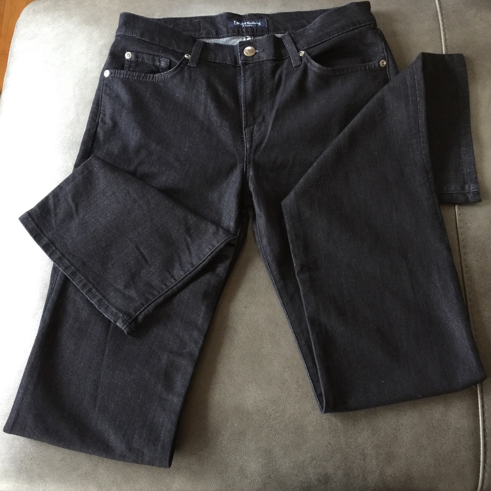 David Kahn Black Bootcut Jeans Rio Emily size 8